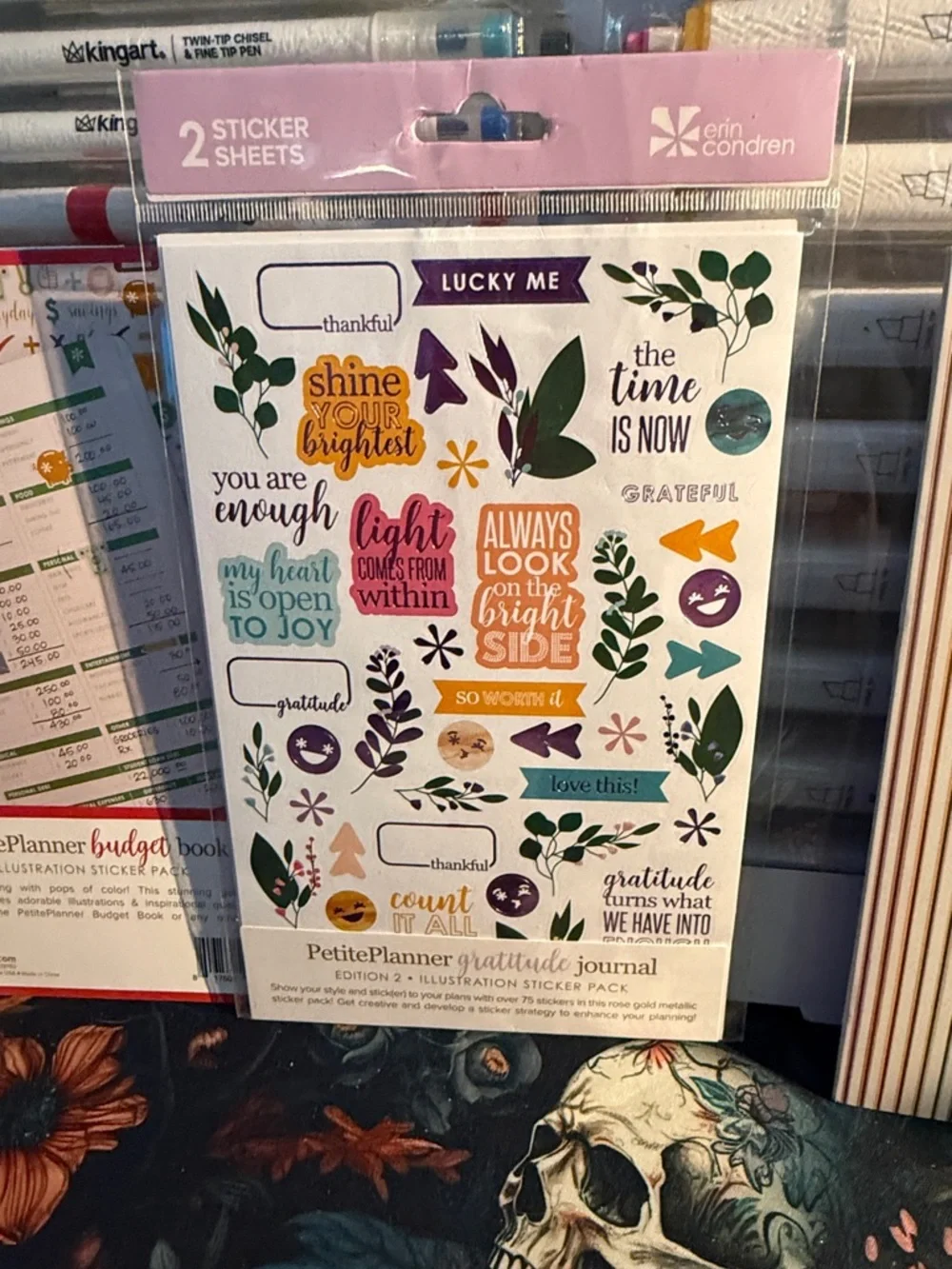 Erin condren notebook and sticker bundles. See pics